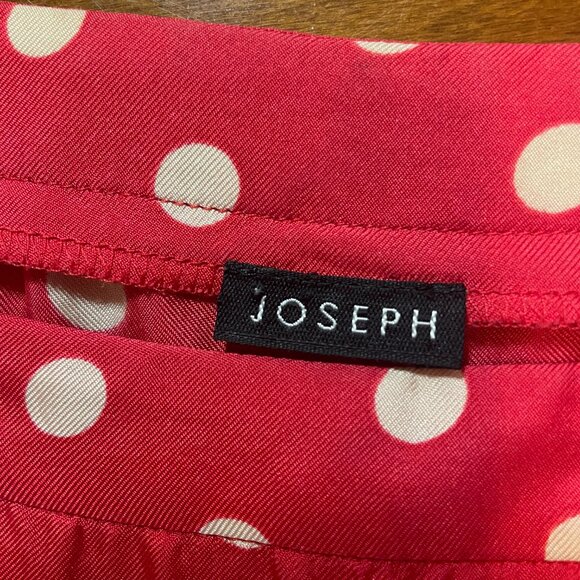 JOSEPH 100% Silk Pink Polka Dot Dress - 2000s vintage - Picture 4 of 4